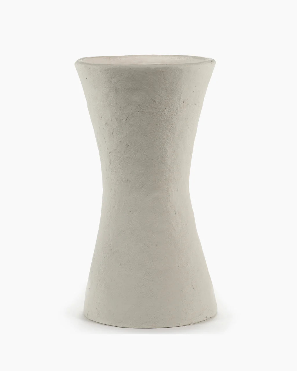 Earth paper mache vase by Marie Michielssen large