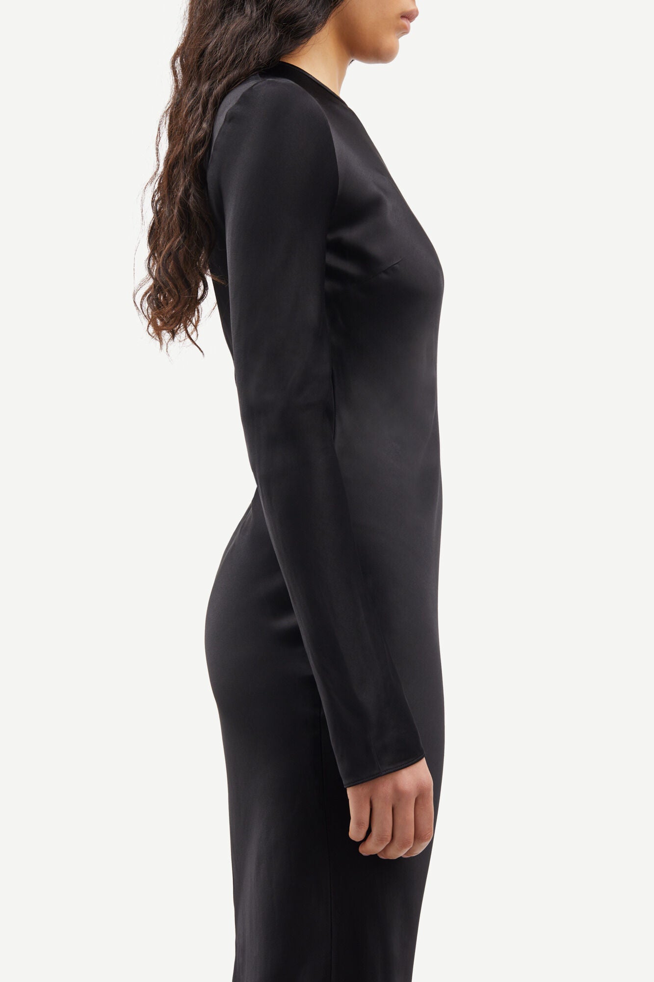 Alina long dress in black