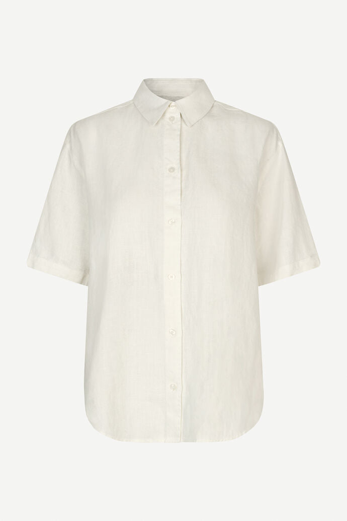 Salarika linen shirt in white