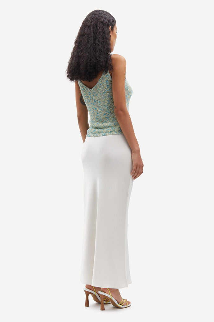Silky maxi skirt in solitary star