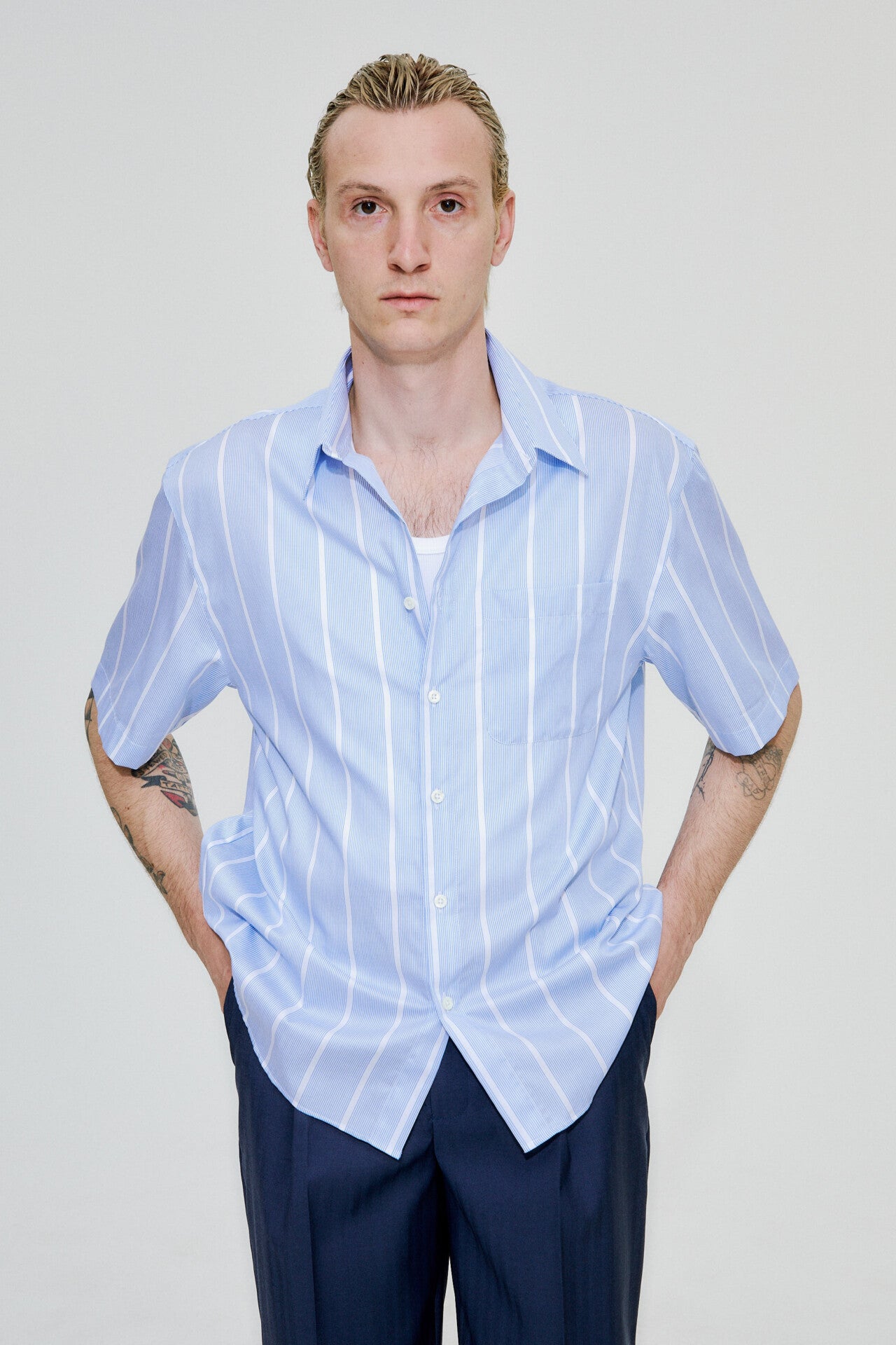 Ode shirt in stripe by goutez