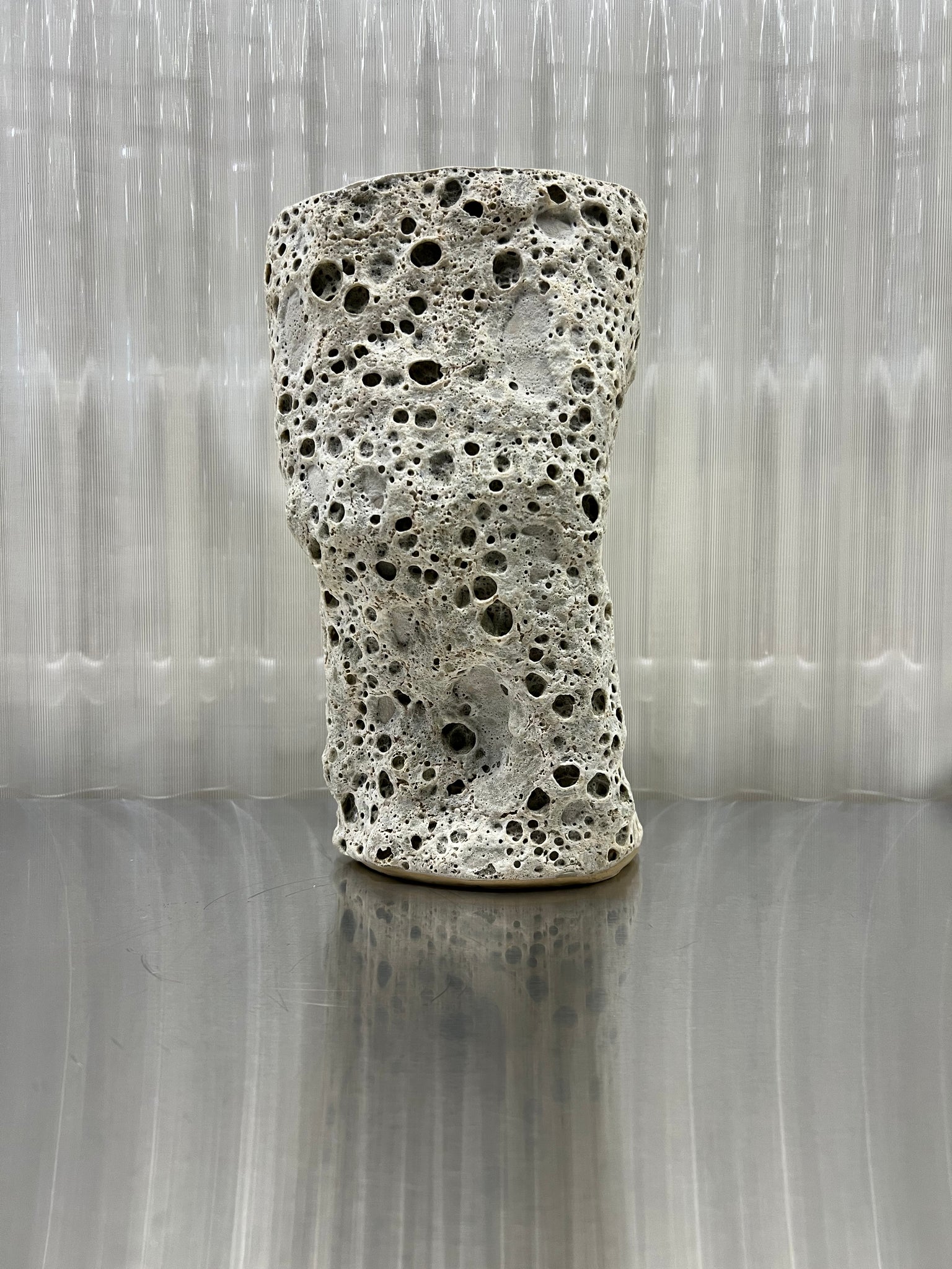 Lunar vase medium in white by Hap Ceramics