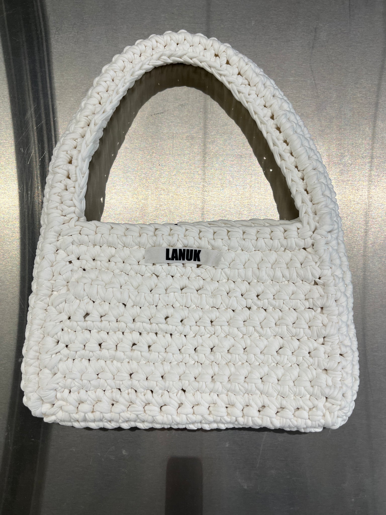 Crochet bag by LANUK studios - white
