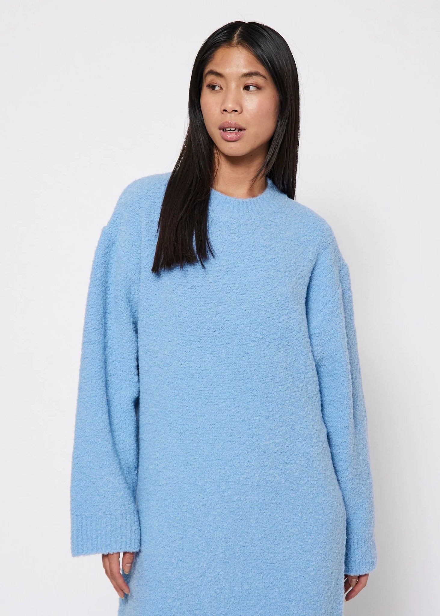 Vica knit dress in light blue