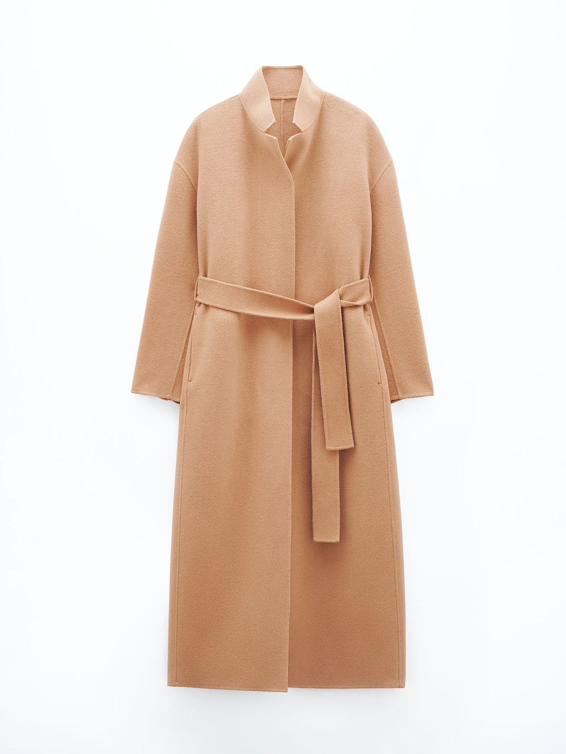 Alexa wool coat by Filippa K in light camel BEYOND STUDIOS