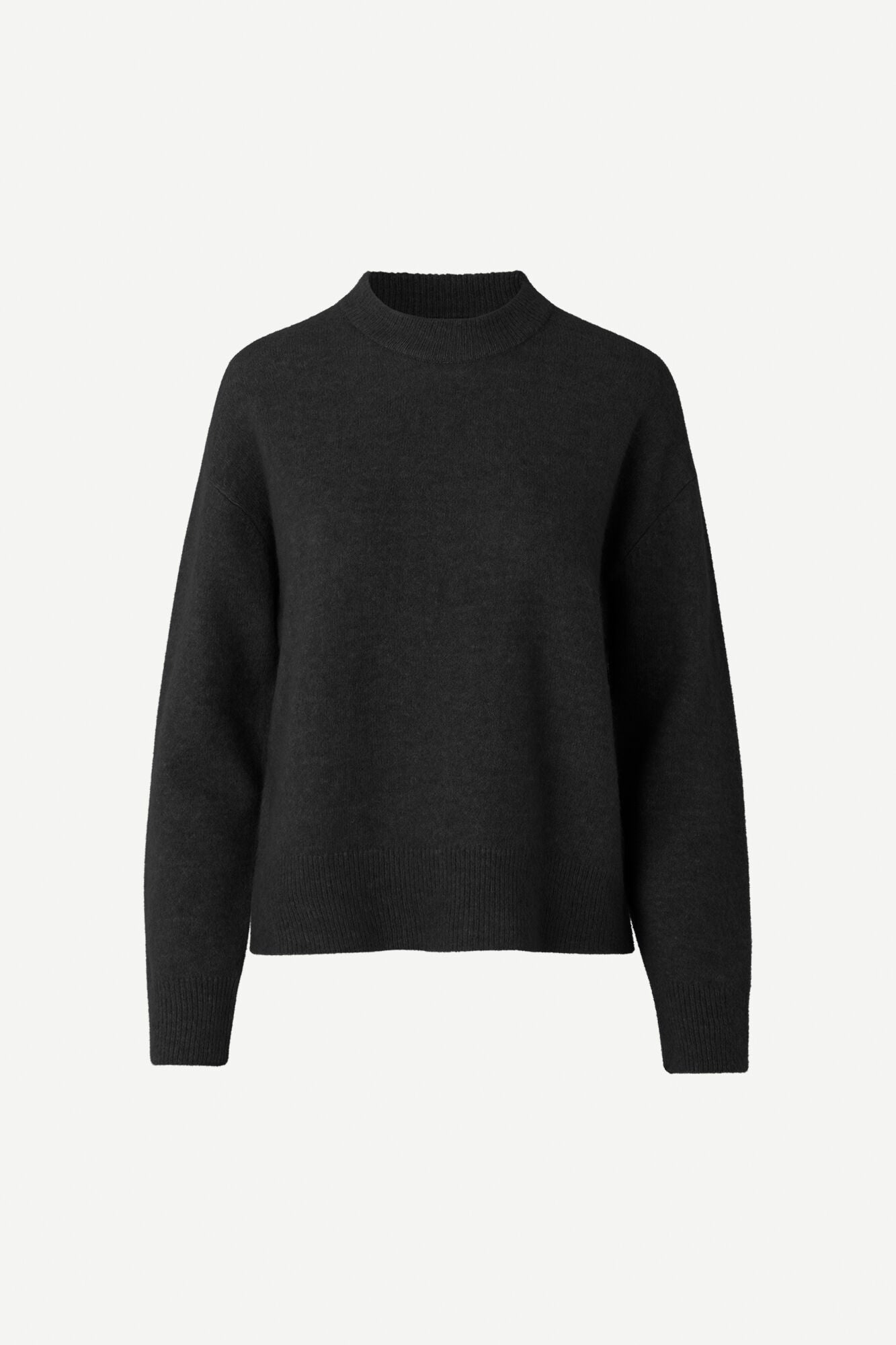 Anour knitted sweater in black