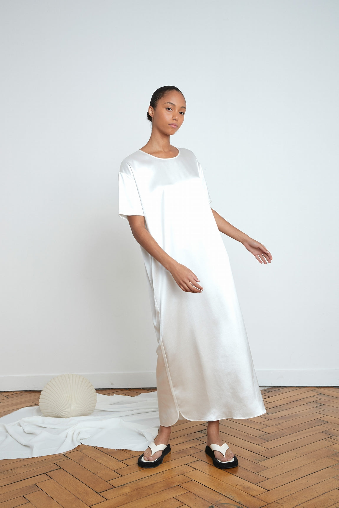 loulou studio silk dress LOULOU STUDIO Moun Dress I ICON