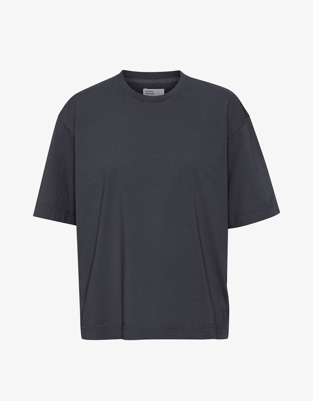 Oversized organic T-Shirt in  lava grey