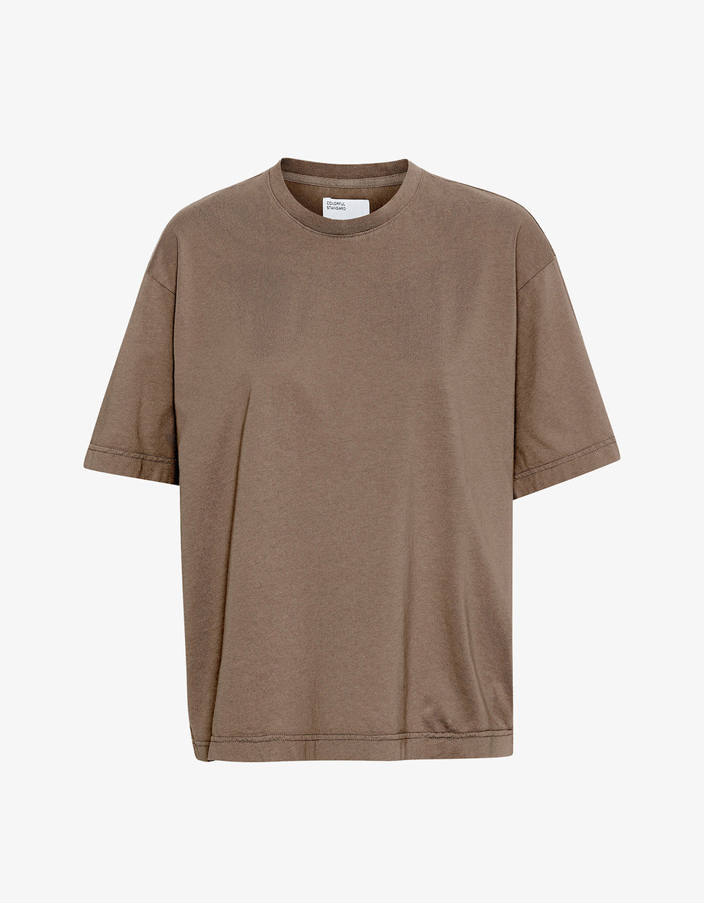 Oversized organic T-Shirt - warm taupe