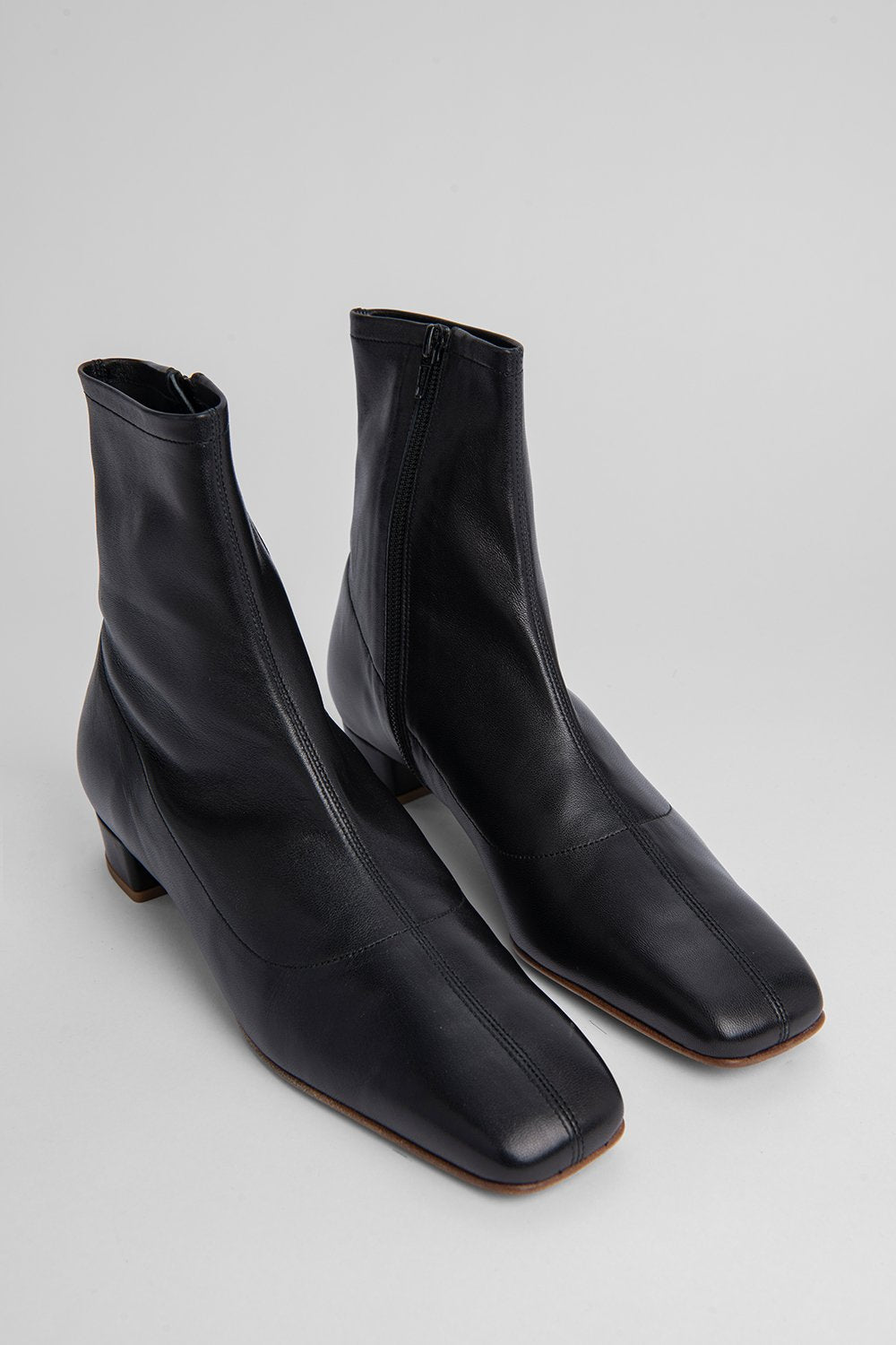 BY FAR ESTE BOOT BLACK LEATHER BEYOND STUDIOS
