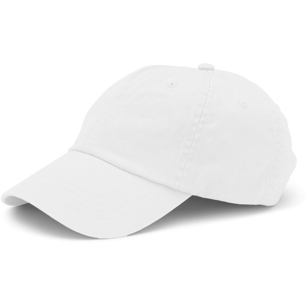 Organic cotton cap in optical white