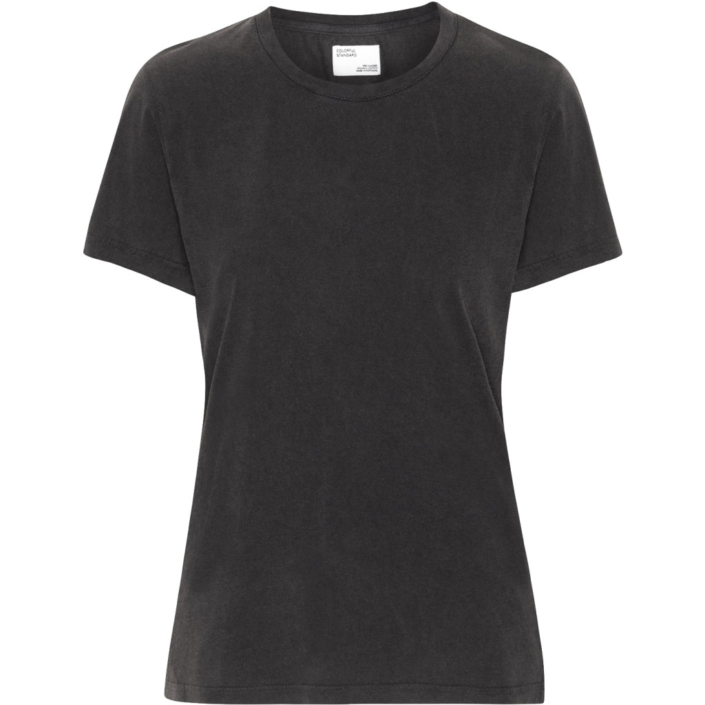 Light organic tee in faded black