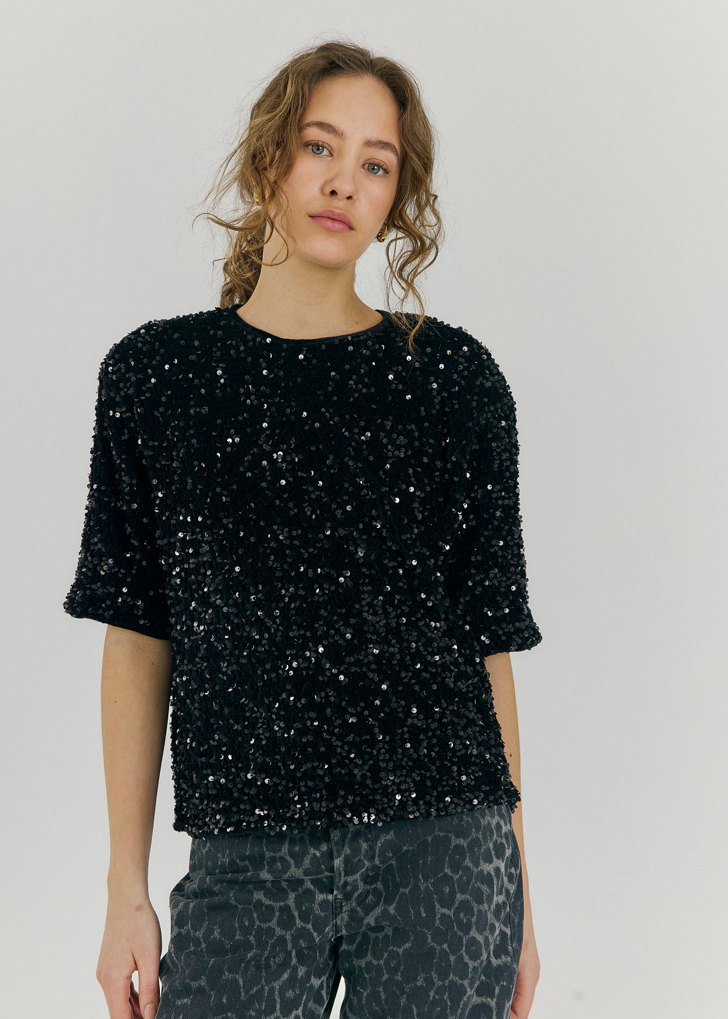 Milan tee in black