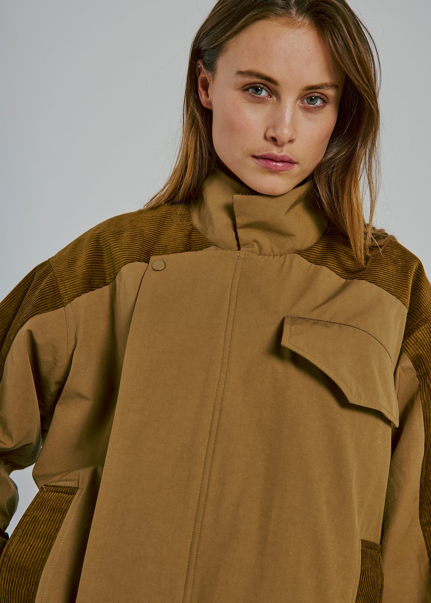 Canna jacket in olive