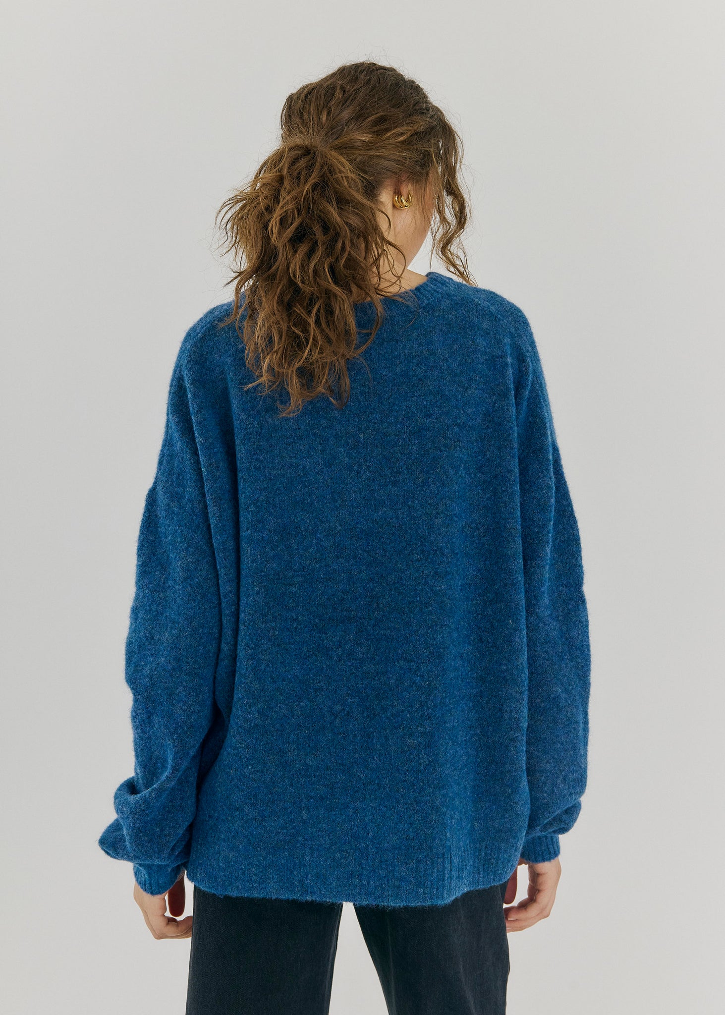 Halli knit top in teal