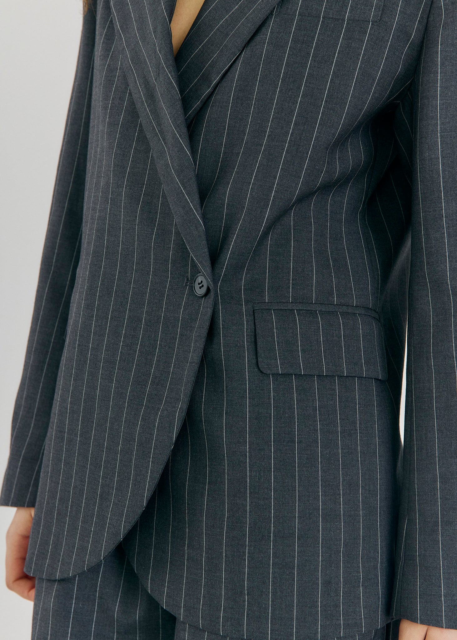 Novia blazer in grey melange