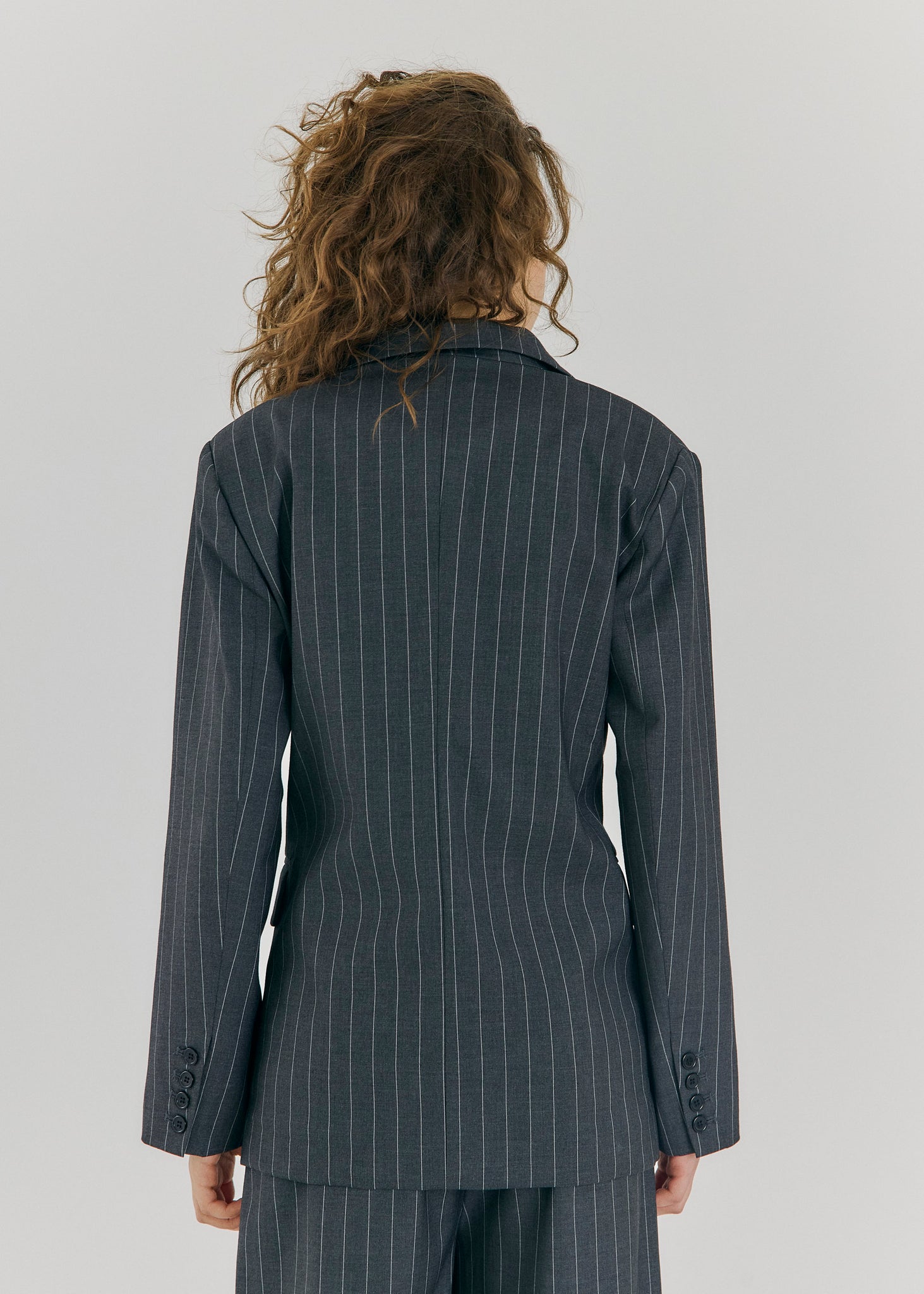 Novia blazer in grey melange