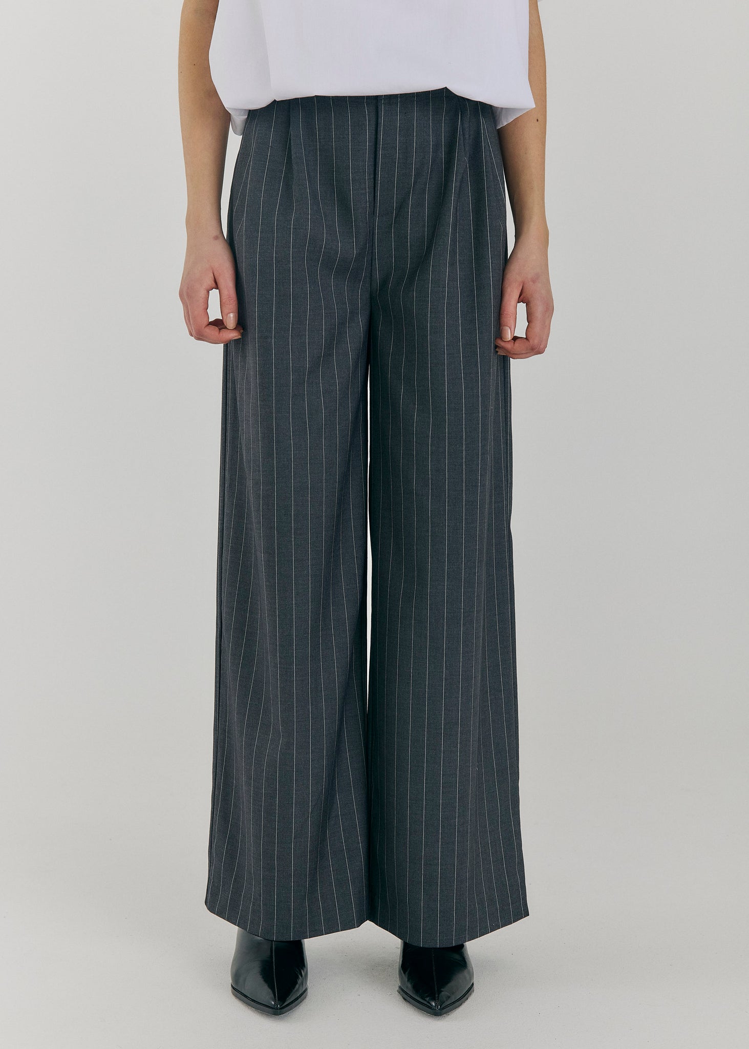 Novia pants in grey melange