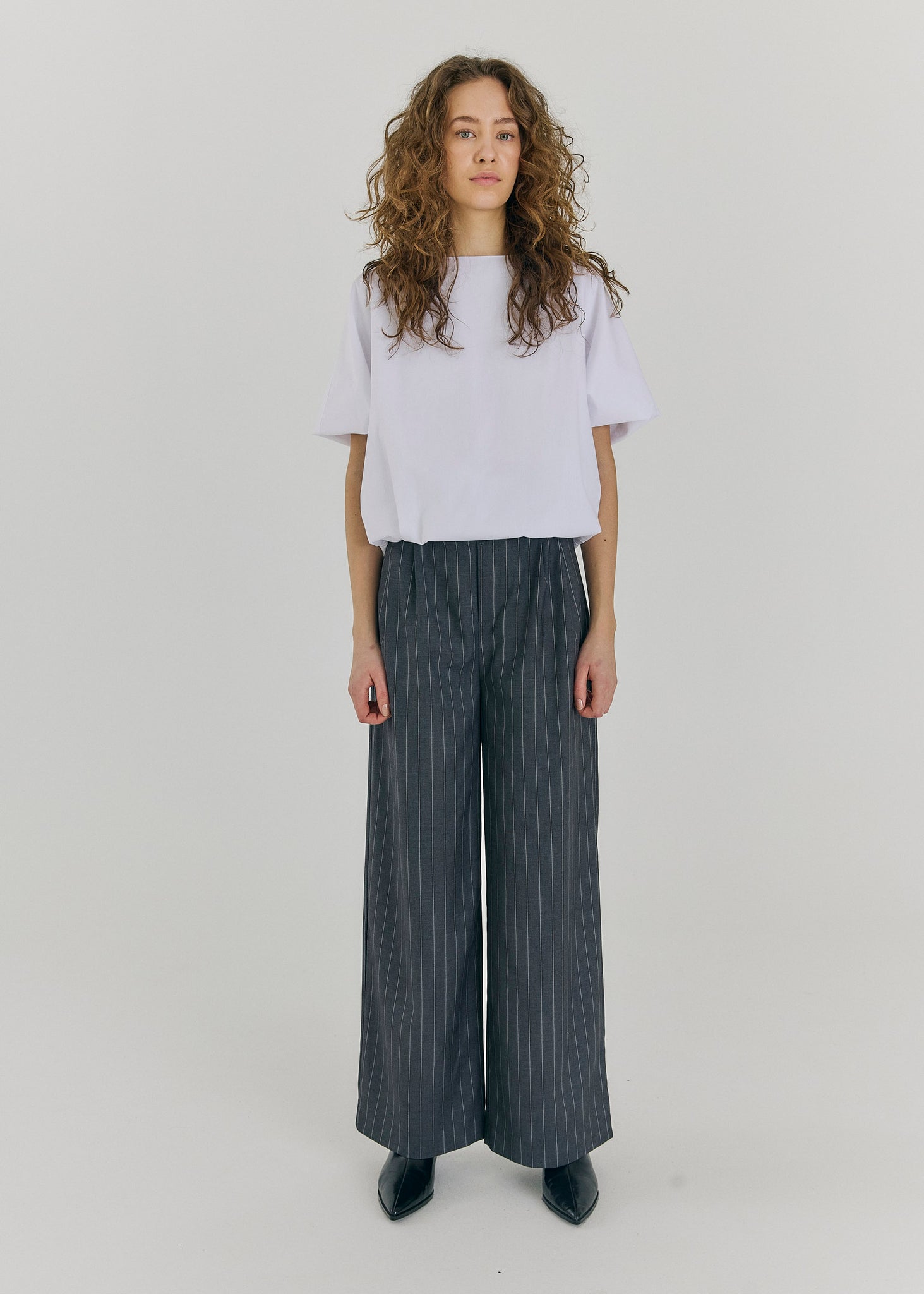 Novia pants in grey melange