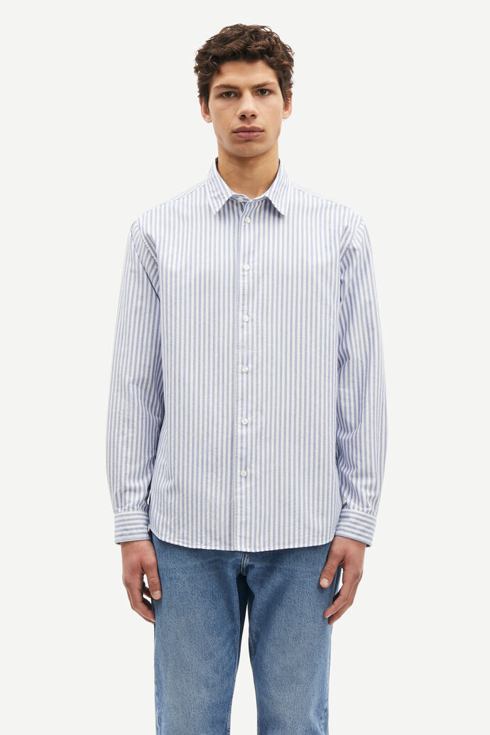 Sadamon shirt in oxford striped