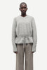 Saheaven trousers in lead grey mel.