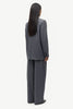 Sashelly blazer in dark grey mel.