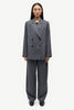 Sashelly blazer in dark grey mel.