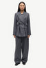 Sashelly blazer in dark grey mel.