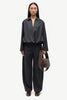 Saroko trousers in black mel.
