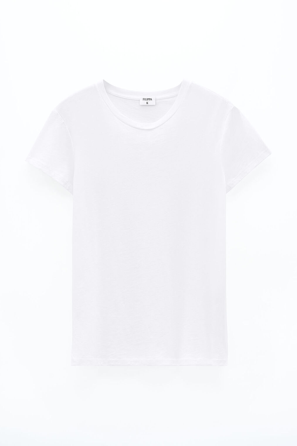 Soft cotton tee in white