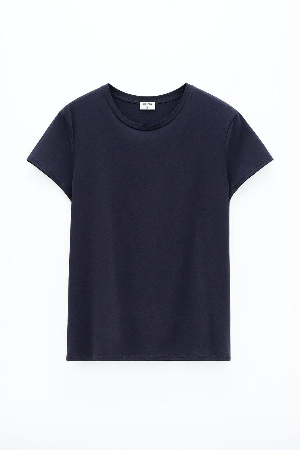 Soft cotton tee in navy