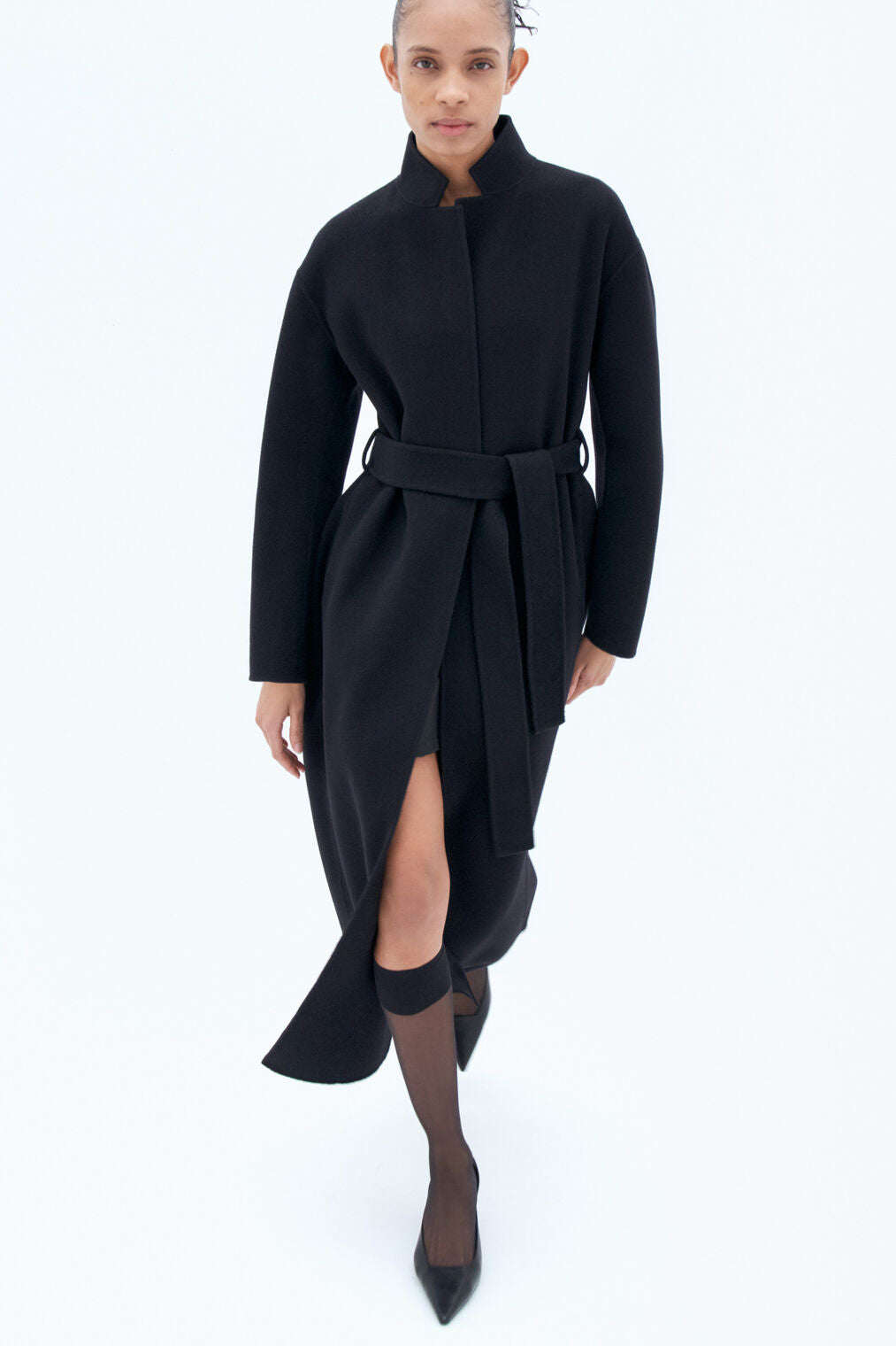 Alexa wool coat in black by Filippa K – BEYOND STUDIOS