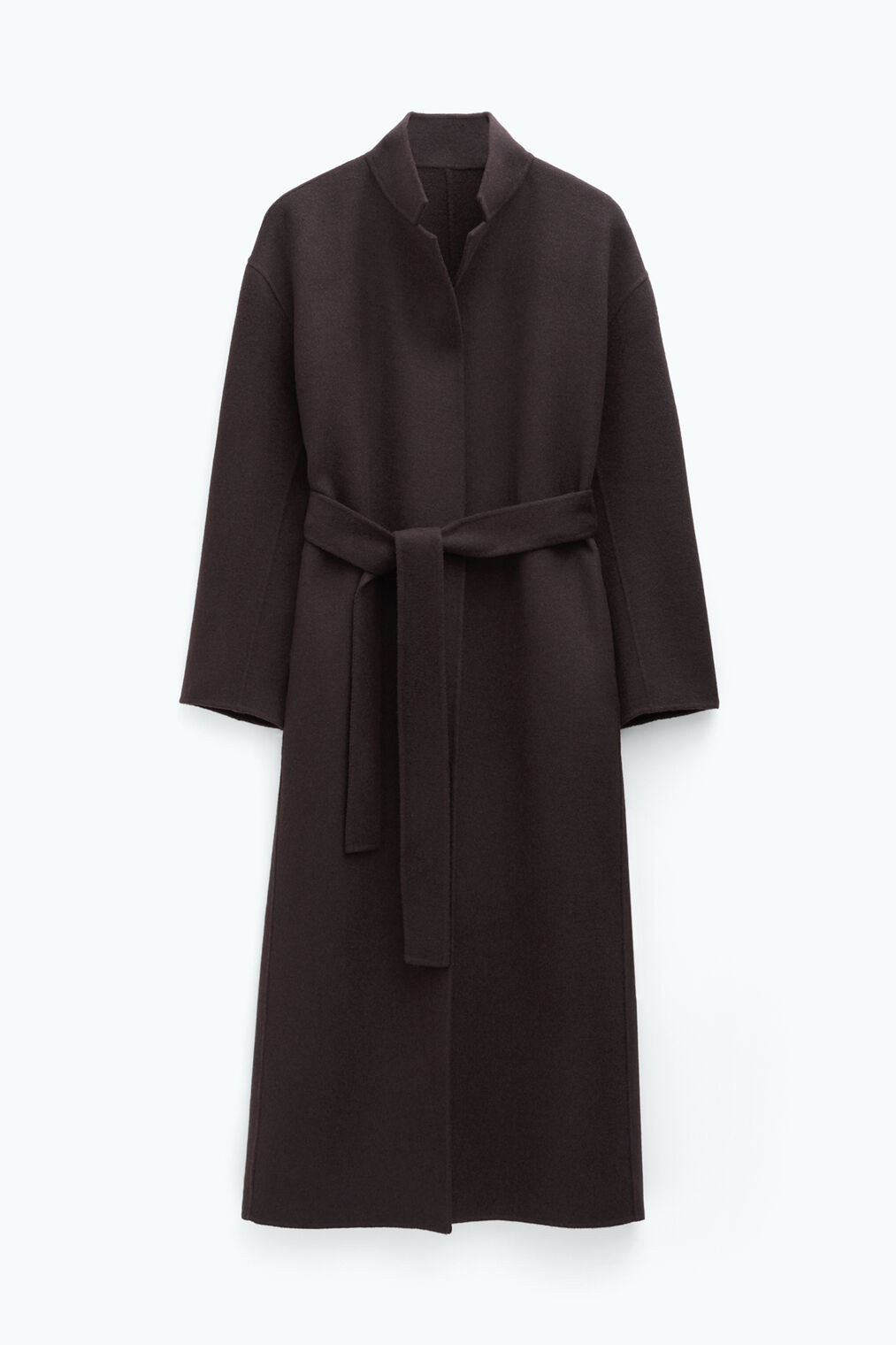 Alexa wool coat in dark chocolate by Filippa K