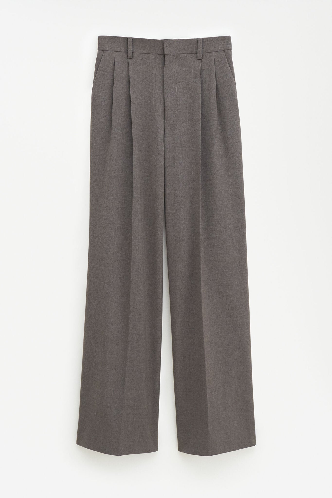 Darcey wool trousers in driftwood by Filippa K