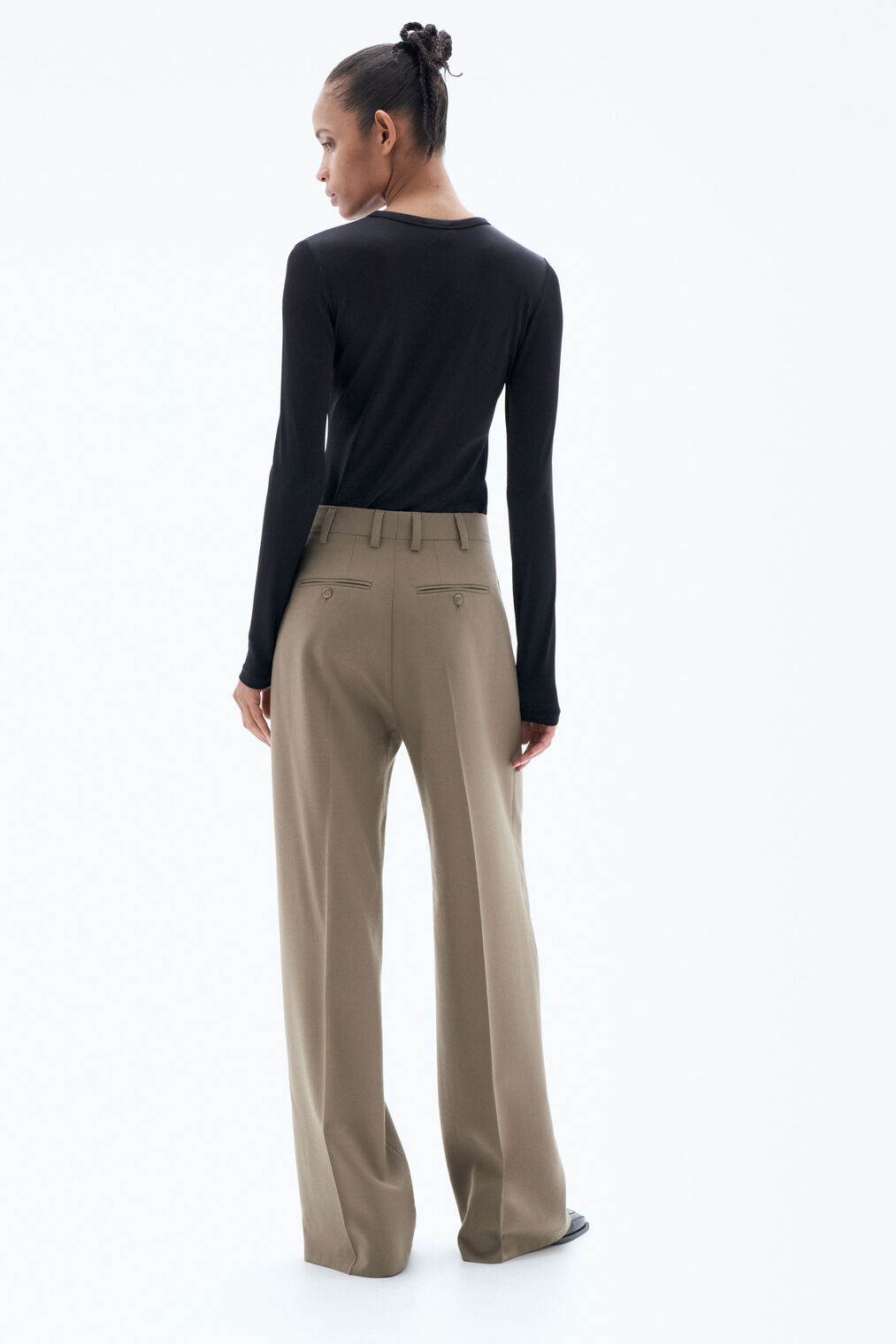 Darcey wool trousers in nougat by Filippa K