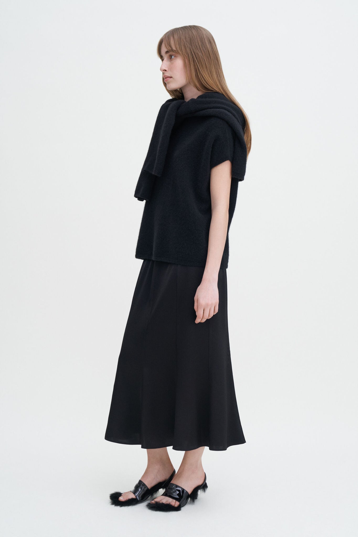 Ximena sweater in black by Filippa K