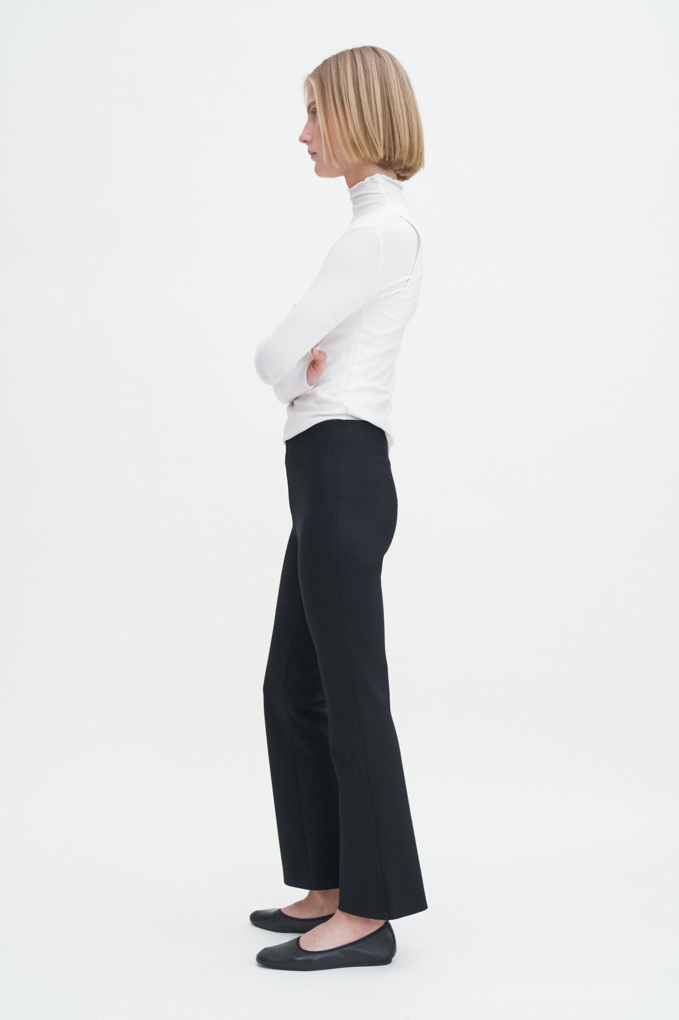 Soft and cute kick flared pants