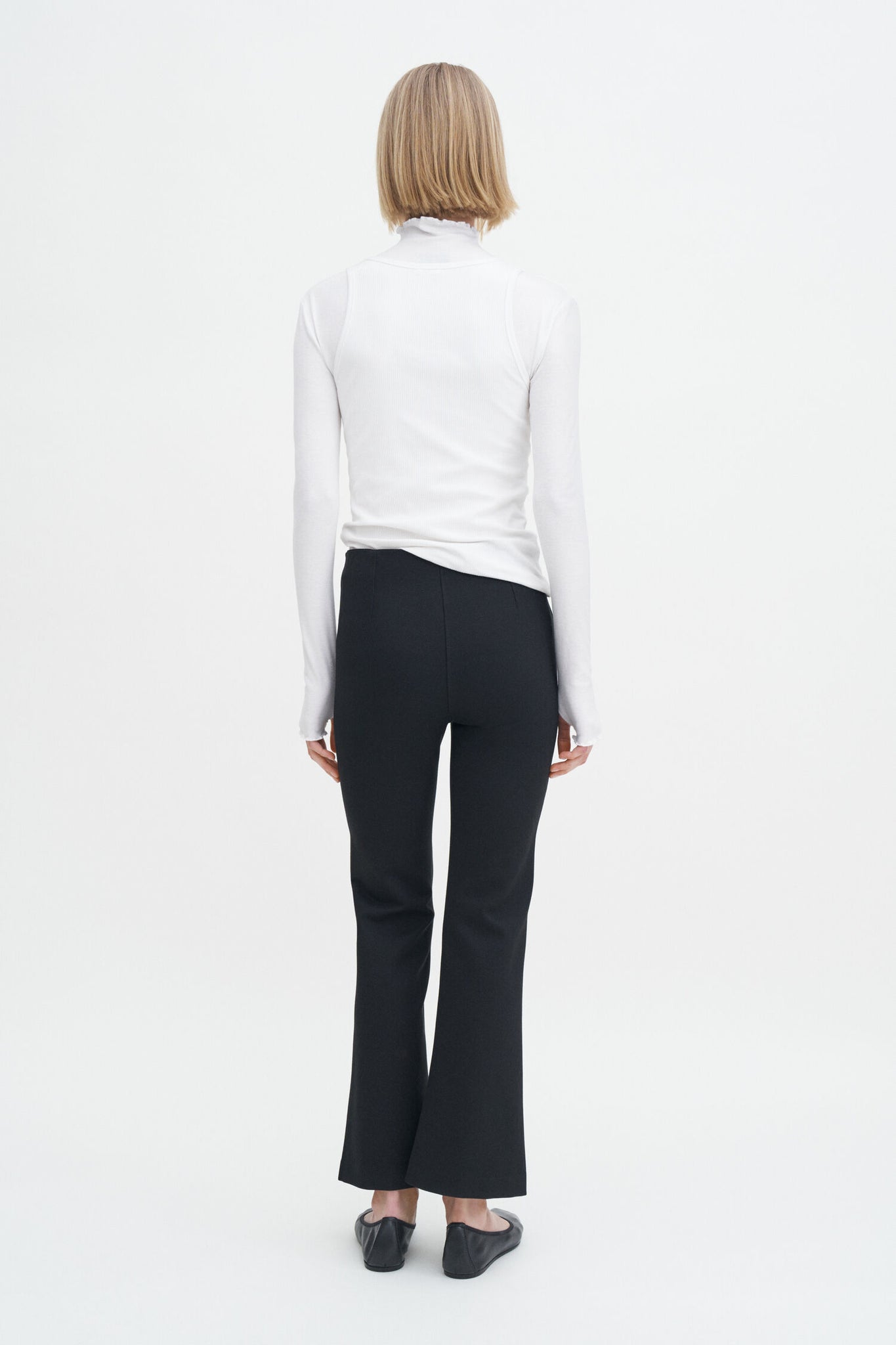 Soft and cute kick flared pants