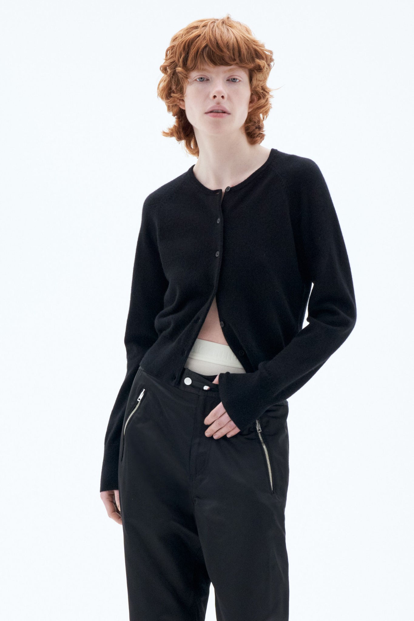 Cashmere Cardigan in Black by Filippa K