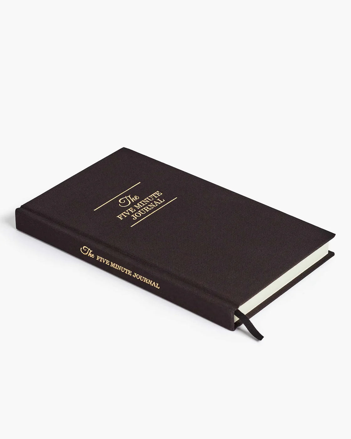The five minute journal in bold black