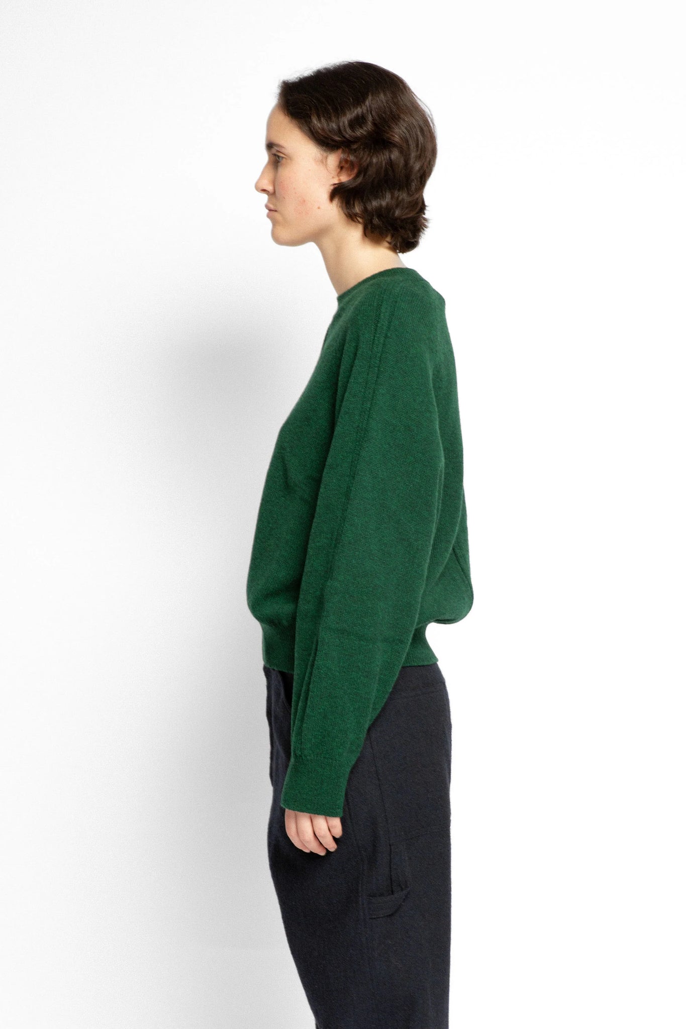 Nele cashmere knit in green
