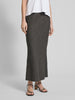 Saagneta long skirt in beluga stripe