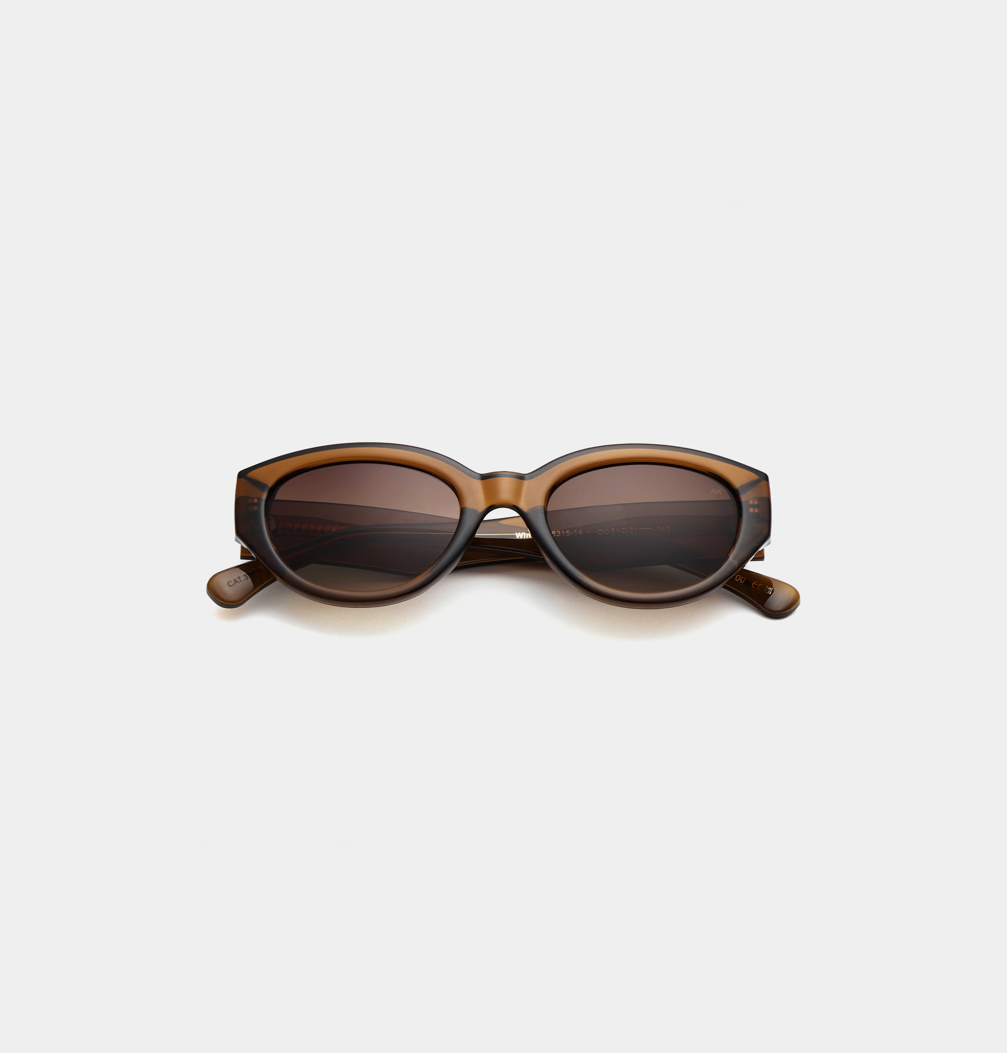 Winnie sunglasses in smoke transparent