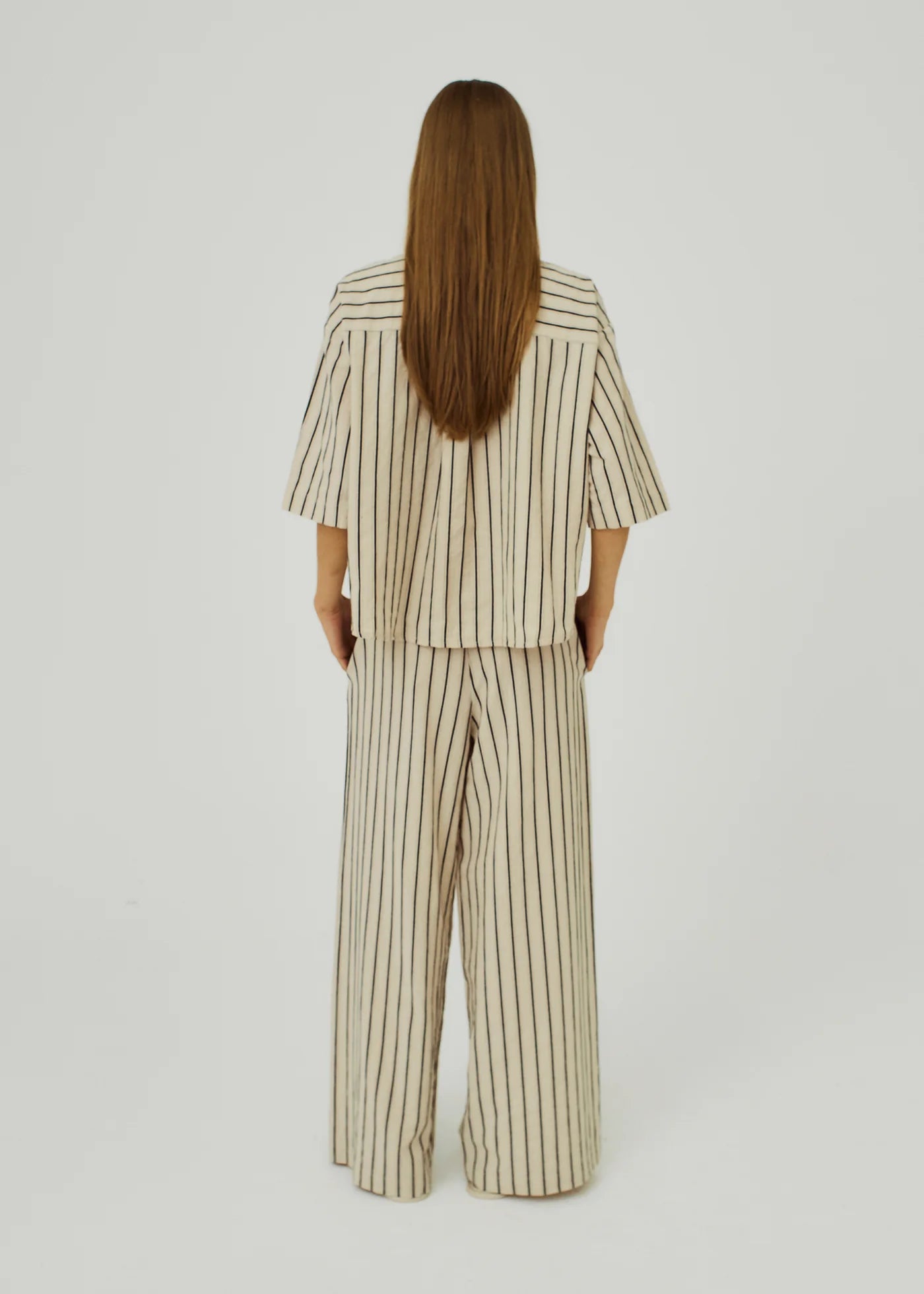 Arka pants in black stripe