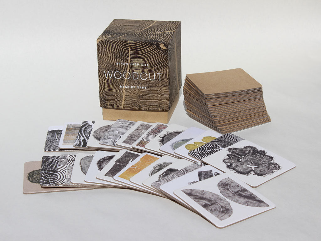 Woodcut Memory Game by Bryan Nash Gill