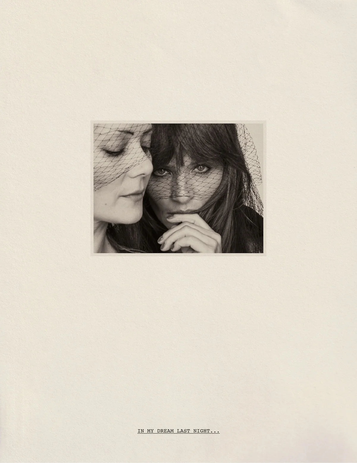 In my dream last night by Helena Christensen & Camilla Stærk