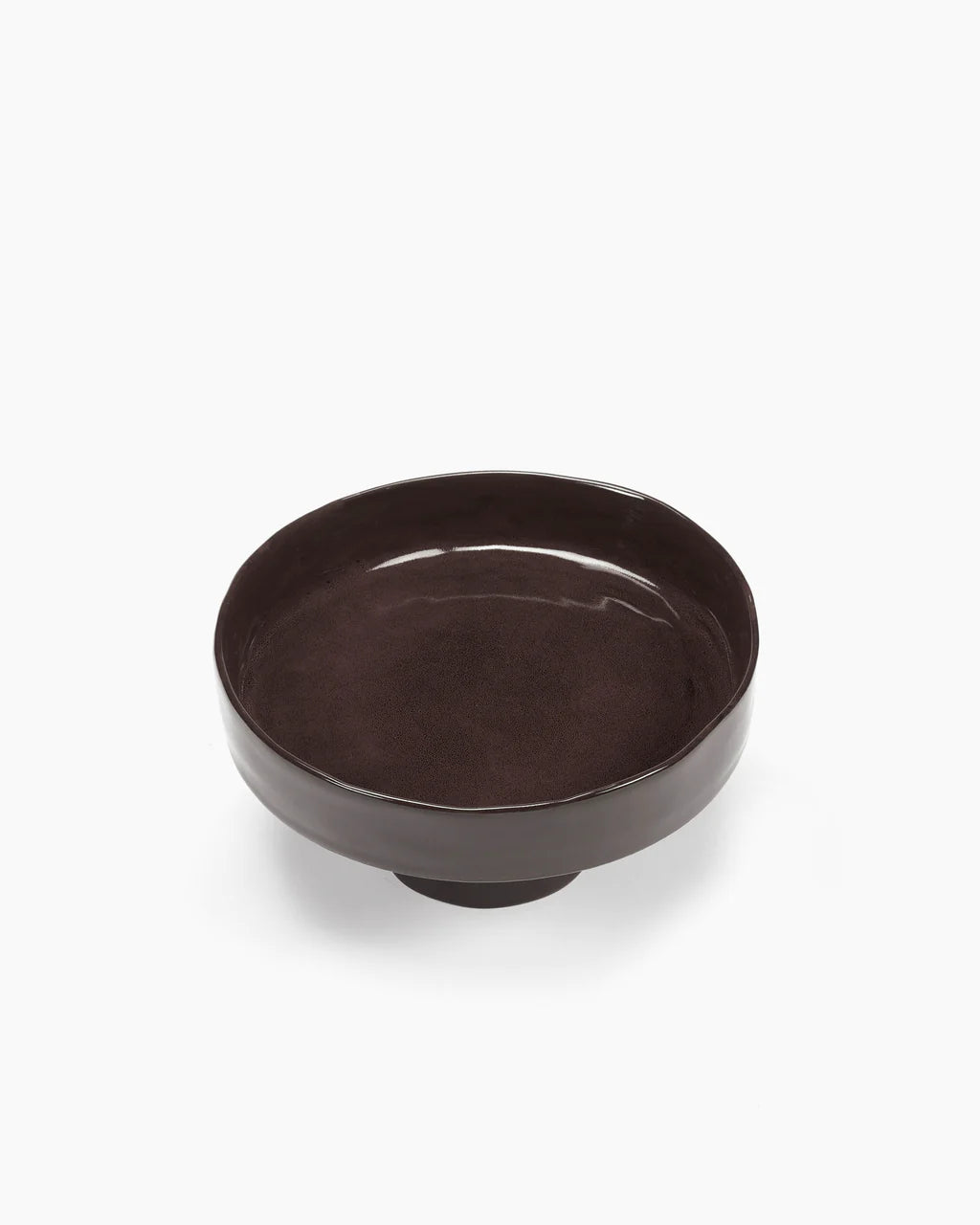 Standing bowl in deep chocolate by Marie Michielssen