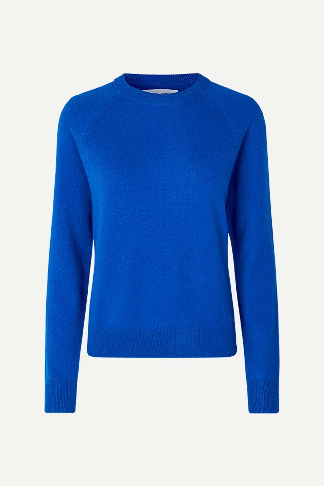 Pure cashmere crew neck in royal blue