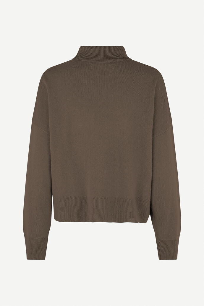 Nola cashmere turtleneck in major brown