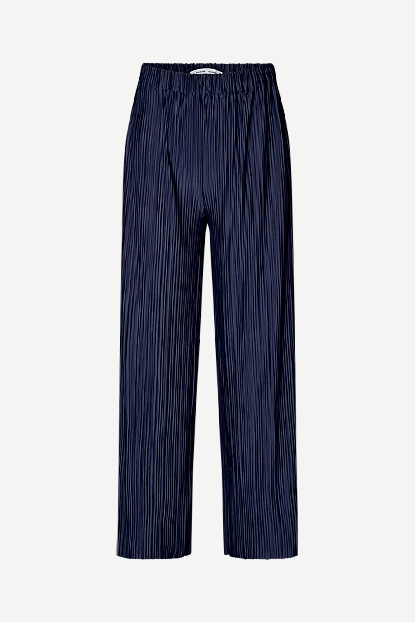 Pleated trousers in night sky